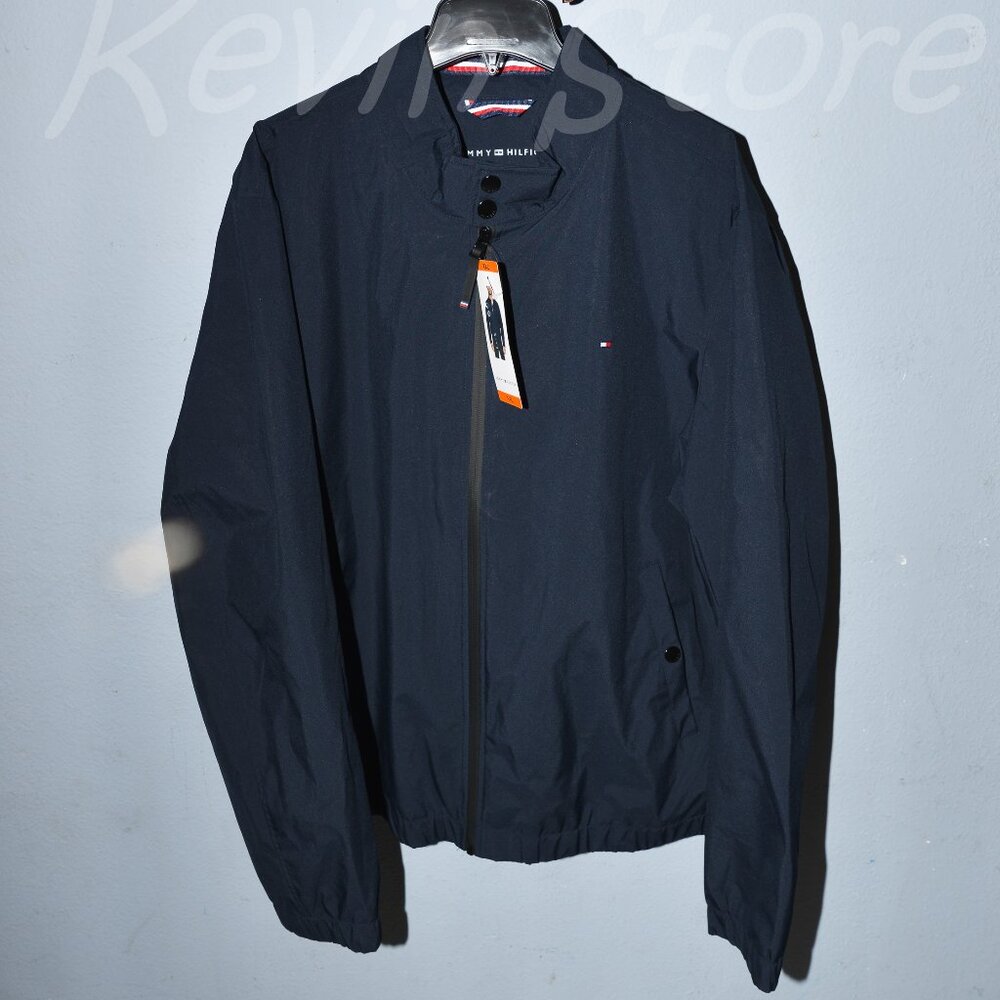Tommy Hilfiger Men's‎ Bomber Jacket-Blue -XXL